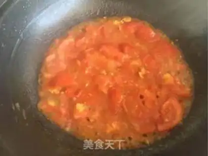 Make Tomato fried eggs step 6