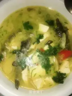 Make Yellowfish tofu soup step 4
