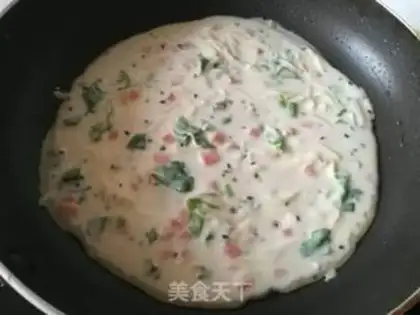 Make Potato ham pancakes step 4