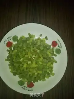Make Egg fried rice step 1