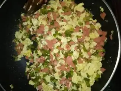 Make Egg fried rice step 4