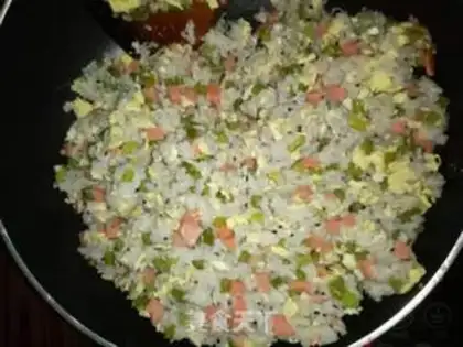 Make Egg fried rice step 6