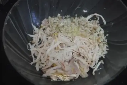 Make A greasy chicken silk step 5