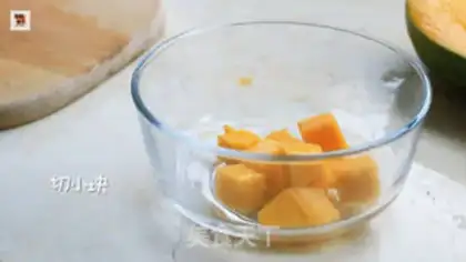 Make Mango broccoli pudding step 1
