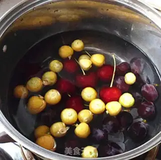 Make Three dollars for ice cream fruit step 3