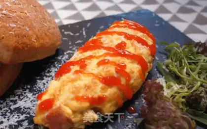 Make A fruit maslin with bacon egg rolls step 2
