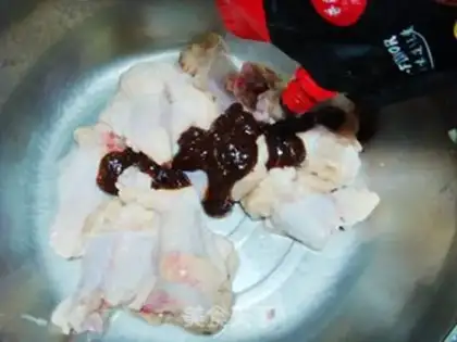 Make Spicy wing root step 2