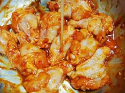 Make Spicy wing root step 3