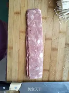 Make Bacon pin roll step 1