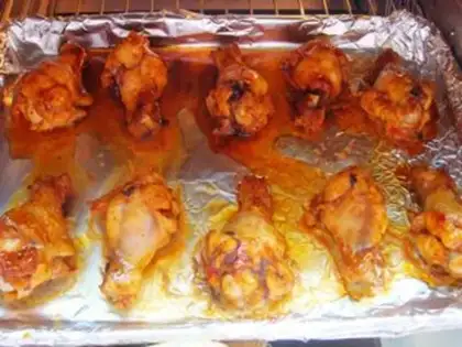 Make Spicy wing root step 7