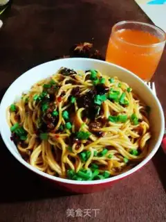 Make Godmother mixed noodles step 3