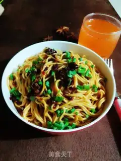 Make Godmother mixed noodles step 4