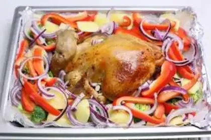 Make The whole chicken in the oven recipe step 8