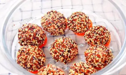 Make Quinoa tofu beefball step 7