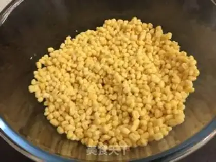 Make Green bean cake step 1