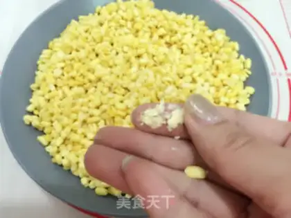 Make Green bean cake step 3