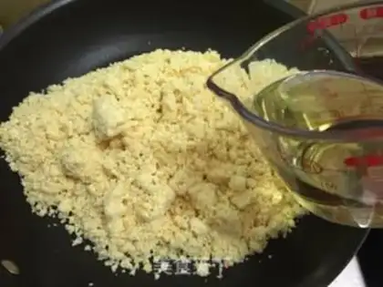 Make Green bean cake step 5