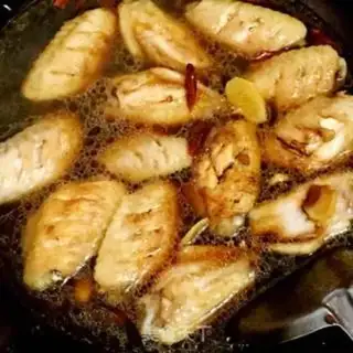 Make Red chicken wings step 7
