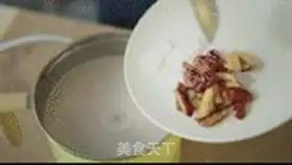 Make Red bean milk swallow nest step 3