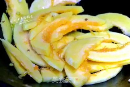 Make Pumpkin rice step 3