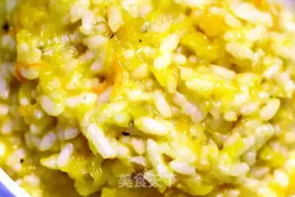 Make Pumpkin rice step 5
