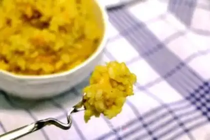 Make Pumpkin rice step 6