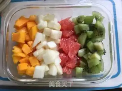 Make Fruit yogurt salad step 5