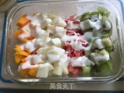 Make Fruit yogurt salad step 7