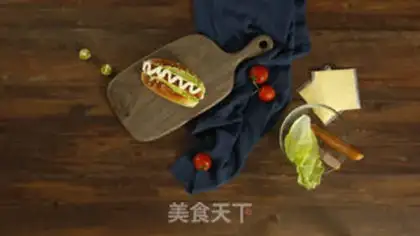 Make American hot dog bag step 9
