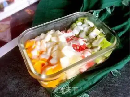 Make Fruit yogurt salad step 8