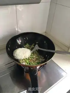 Make Bacon fried rice step 5