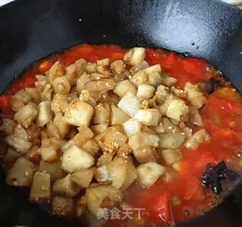 Make Tomato fried eggplant step 6