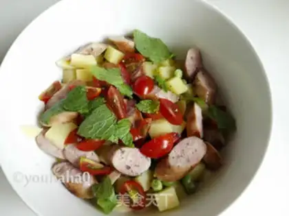 Make Potato sausage salad step 6