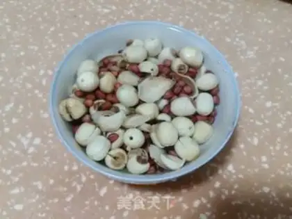 Make Red bean lilies step 0
