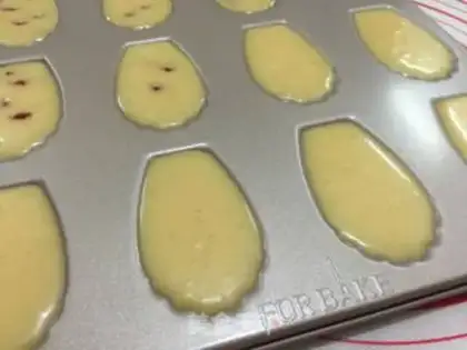 Make Vanilla cranberry Madeleine step 9
