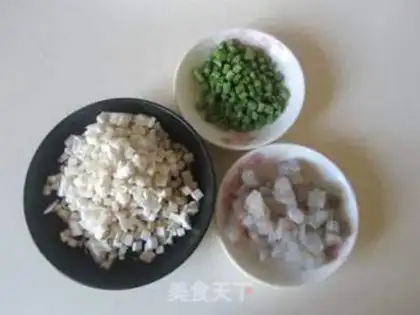 Make Shrimp almonds and mushrooms step 2