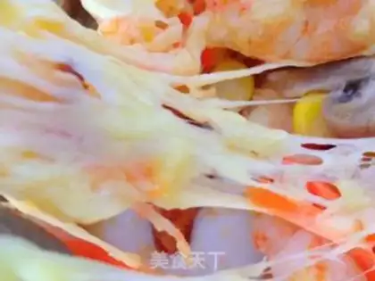 Make Shrimp garden pizza step 12