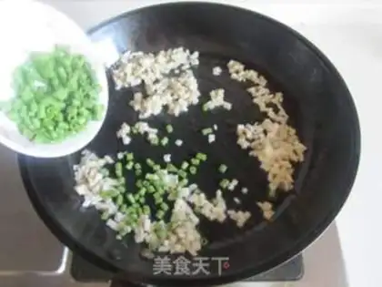 Make Shrimp almonds and mushrooms step 6