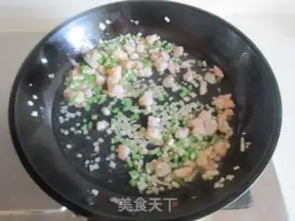 Make Shrimp almonds and mushrooms step 8