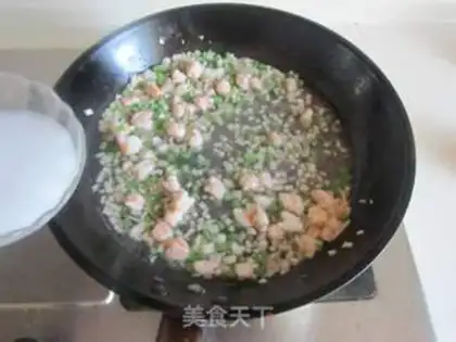 Make Shrimp almonds and mushrooms step 10