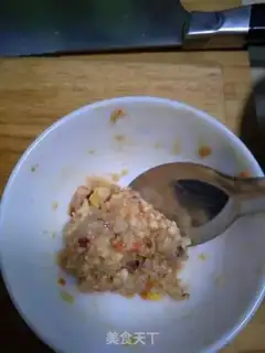 Make Pork shrimp makes bitter melons step 3