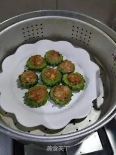 Make Pork shrimp makes bitter melons step 5