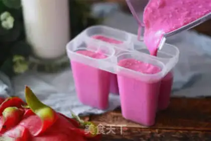Make Flamingo popsicle ice step 4
