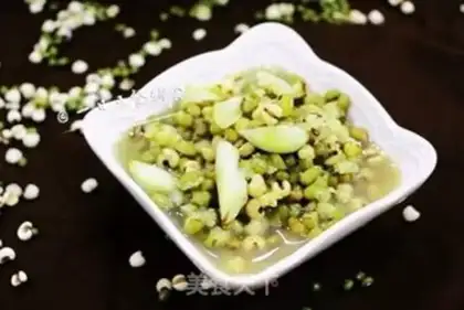 Make Green bean lily rice soup step 5