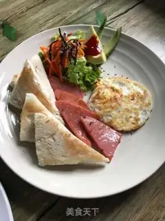 Make Artistic breakfast step 0