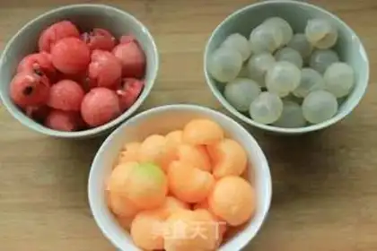Make Coconut fruit step 1