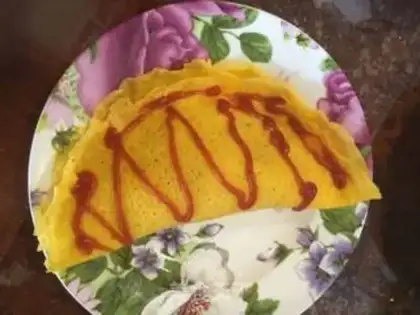 Make Egg bun step 2