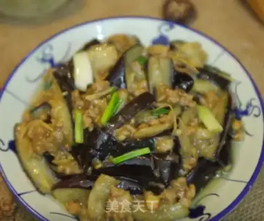 Make Bean sauce, pork and eggplant step 5