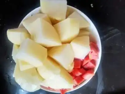 Make Cream beef stew potatoes step 7