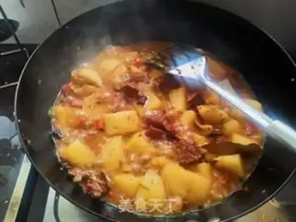 Make Cream beef stew potatoes step 9
